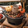 炭火グリル ポータブルグリルオーブンオーブングリルオーブンバーベキュー屋内グリル屋外ピクニック屋内炭火グリル用の小さなポータブルグリル 1セット