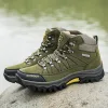 防水 登山靴 高品質 トレッキングブーツ 登山靴 防水 ハイキングブーツ アウトドアシューズ キャ オリーブ 登山靴